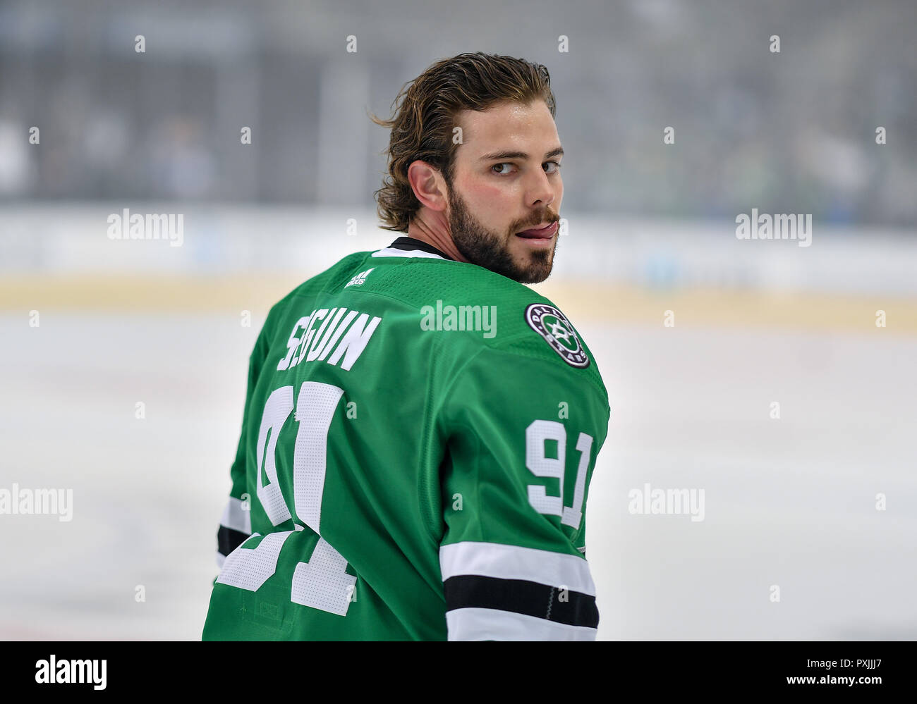 Während die Oklahoma Sooners an TCU Horned Frogs in einem NCAA Football Spiel auf dem Amon G. Carter Stadium, Fort Worth Texas. 10/20/18. Manny Flores/Cal Sport Media) Stockfoto