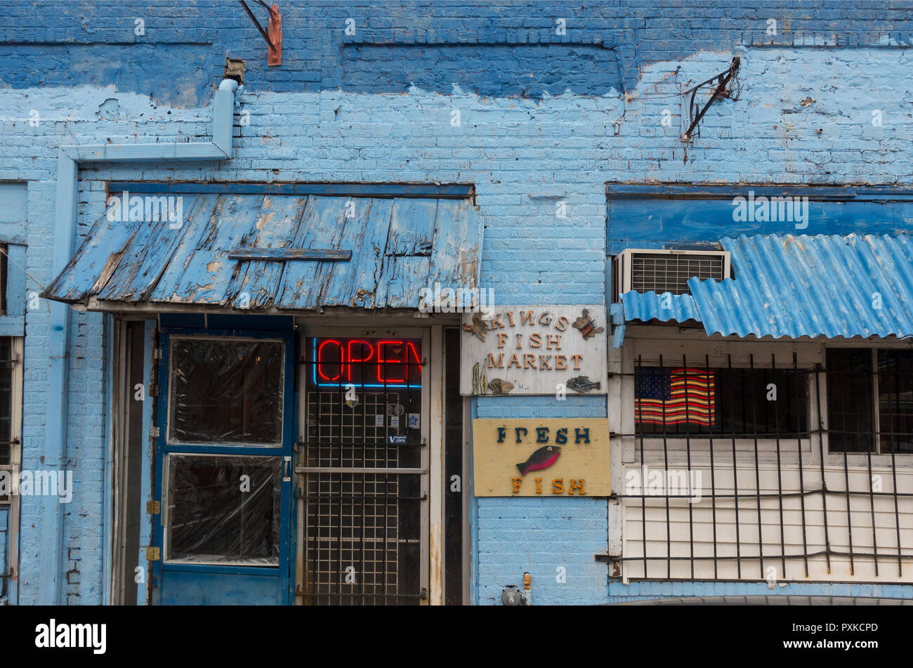 Könige Fischmarkt Richmond, Virginia Stockfoto