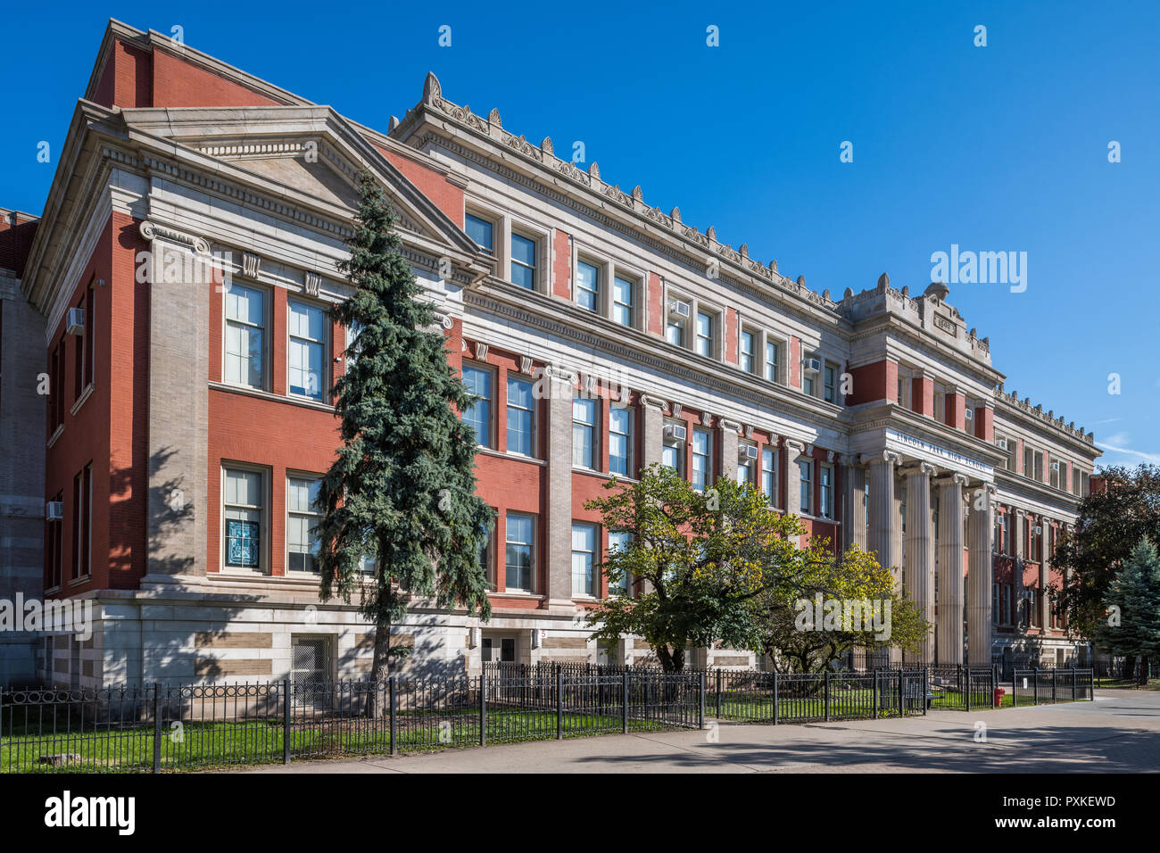 Lincoln Park High School Stockfoto