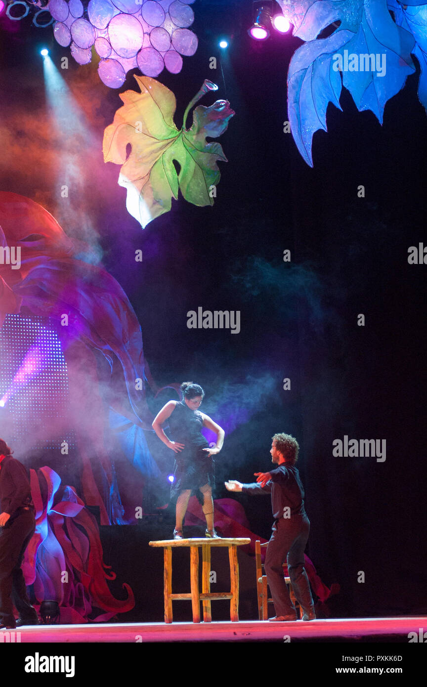 Galaabend bei der jährlichen landwirtschaftlichen Festival in Salvador Stockfoto