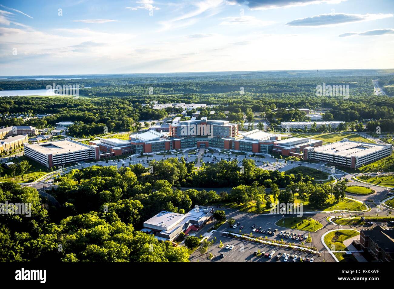 (FORT BELVOIR, Va (6. Juni 2017) - Washington, D.C. Nationalgarde Lakota Piloten Transport für eine Fotografie Flug über die National Capital Region am 6. Juni 2017. (Departement für Verteidigung Stockfoto