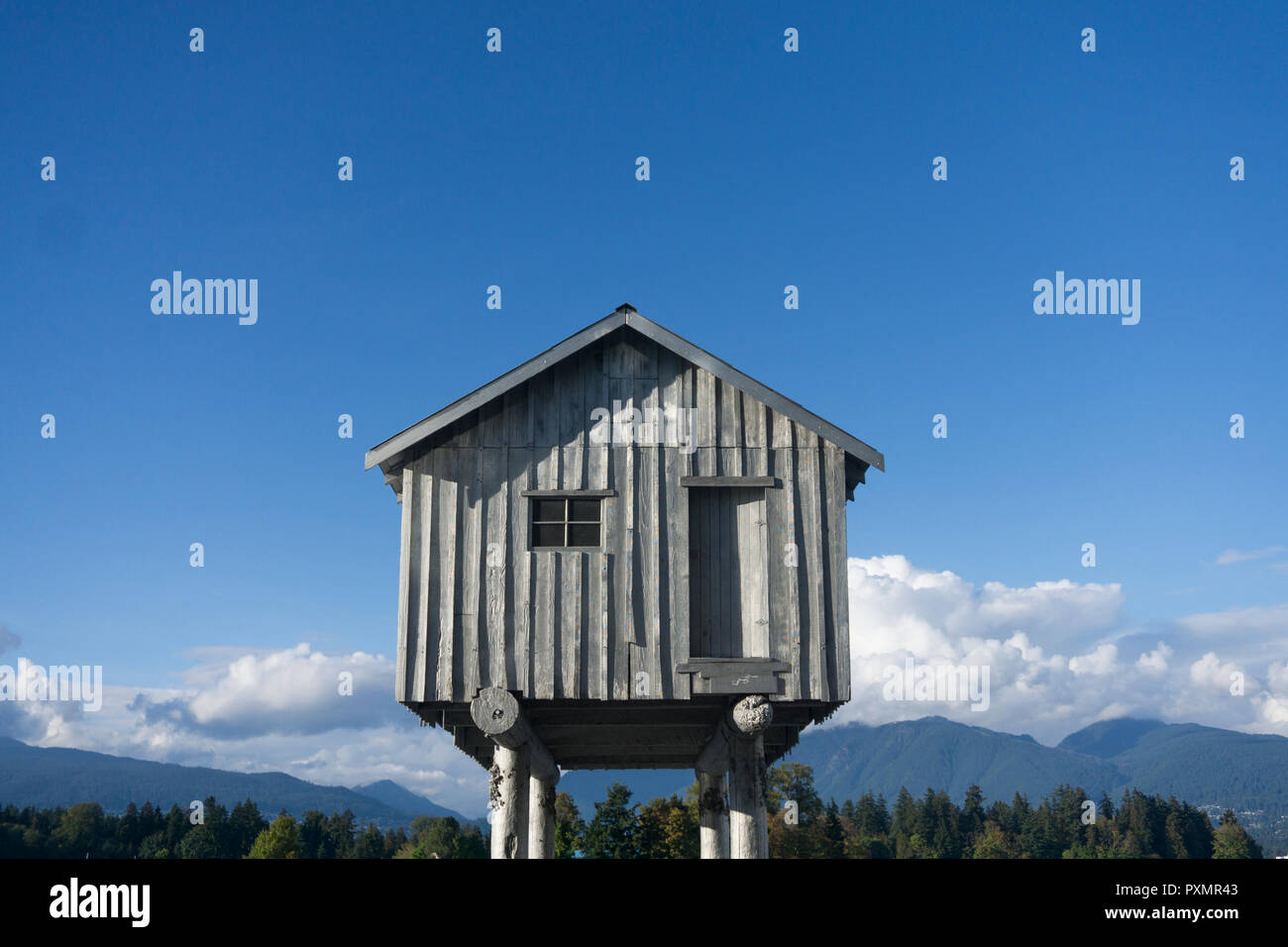 VICTORIA, Kanada - 12. SEPTEMBER 2018: Die lightshed Kunst Installation. Durch Vancouver Künstlerin Emily Carr erstellt und Professor Liz Magor, Stockfoto