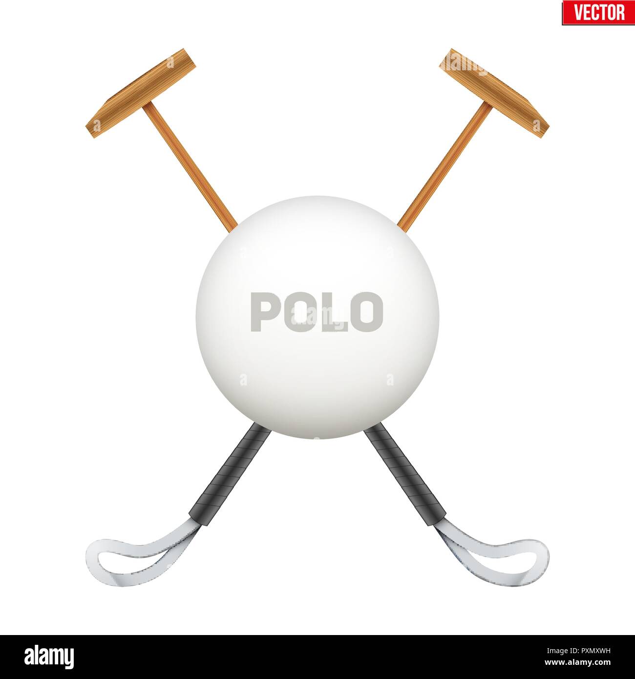 Polo Spiel Hammer Stock Vektor