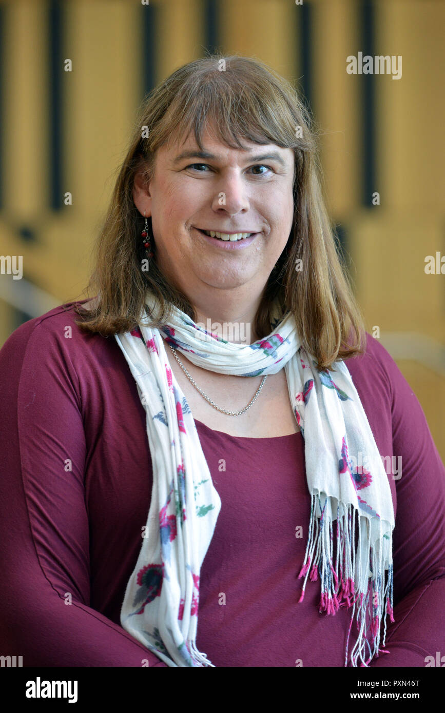 Trans Media Watch Aktivistin Helen Belcher. 2018 Stockfoto