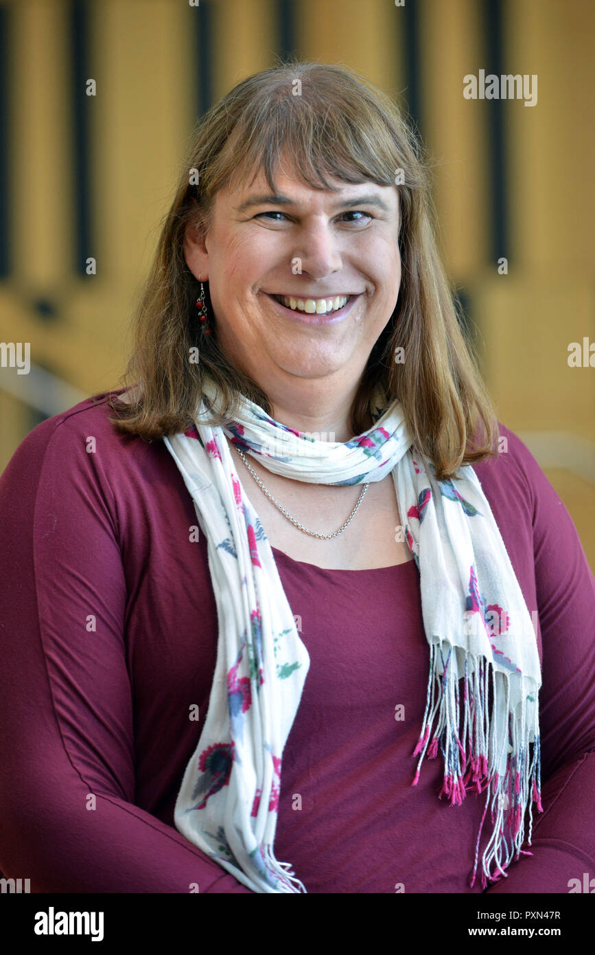 Trans Media Watch Aktivistin Helen Belcher. 2018 Stockfoto