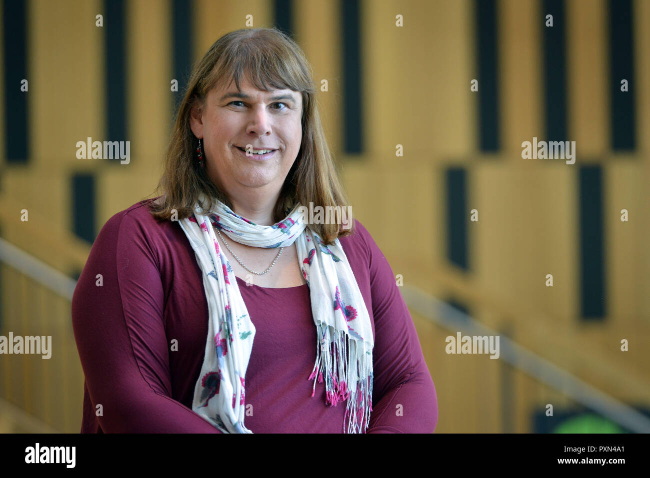Trans Media Watch Aktivistin Helen Belcher. 2018 Stockfoto