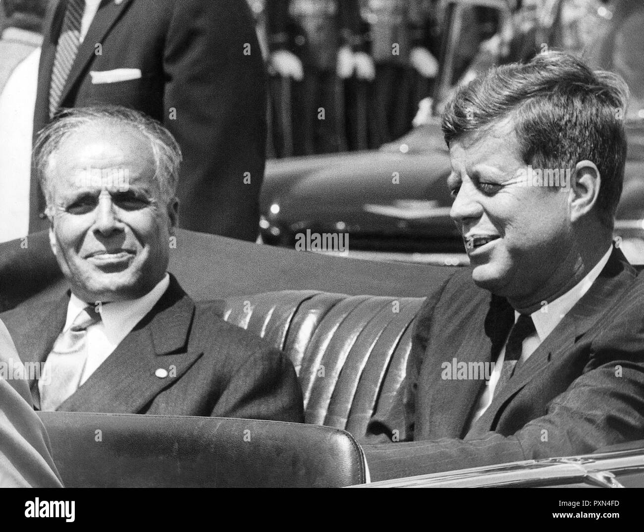 John Fitzgerald Kennedy, Habib Bourguiba Stockfoto