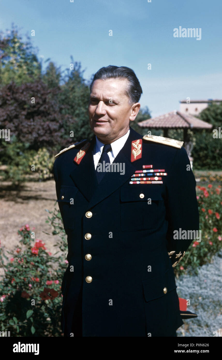 Josip Broz Tito Stockfotografie Alamy