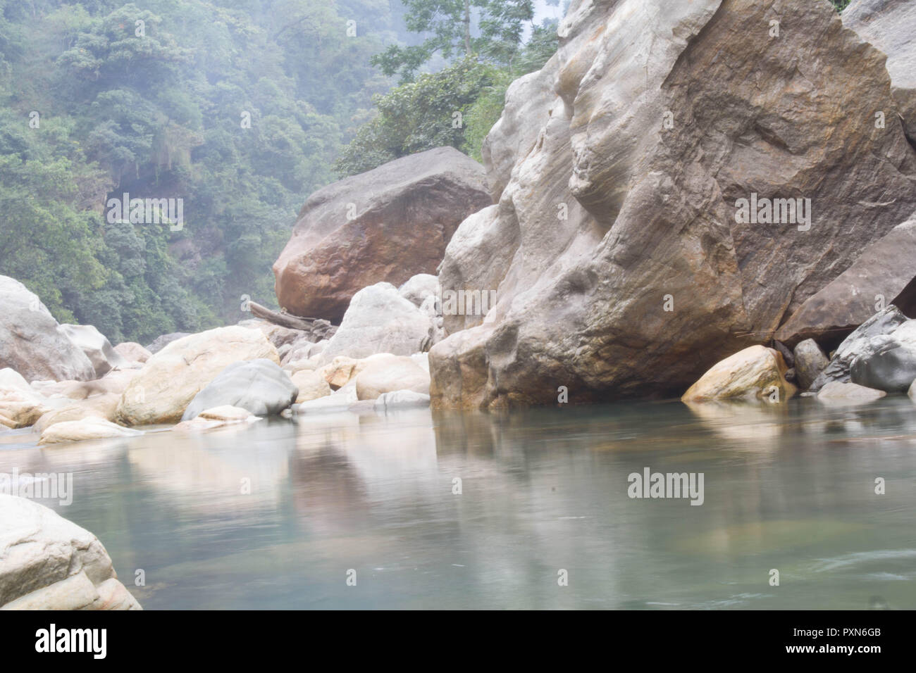 In den Schoß der Natur Stockfoto