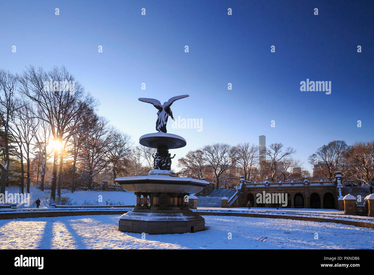 Usa, New York City, Manhattan, Central Park Stockfoto