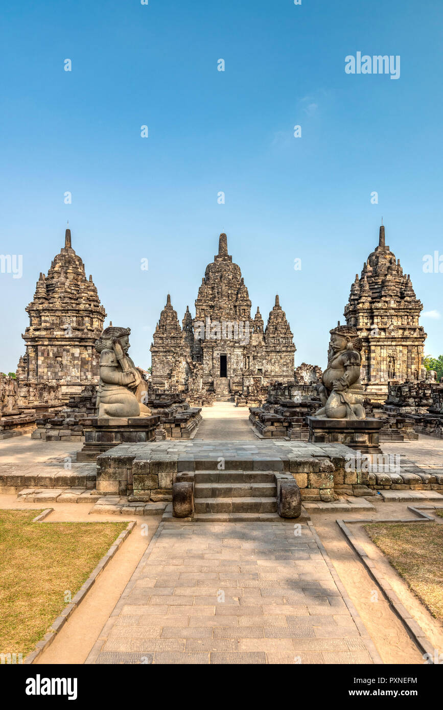 Candi Sewu, Prambanan Tempel Komplex, Yogyakarta, Java, Indonesien Stockfoto