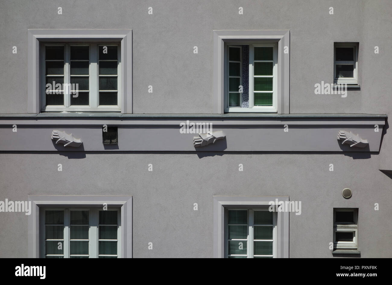 Wien, Gemeindebau des "Roten Wien" - Wien, Rat Tenement Blocks, 'roten Wien', Franz Klein-Hof, herbortgasse 22 - 24, Karl Alois Krist 1925 Stockfoto