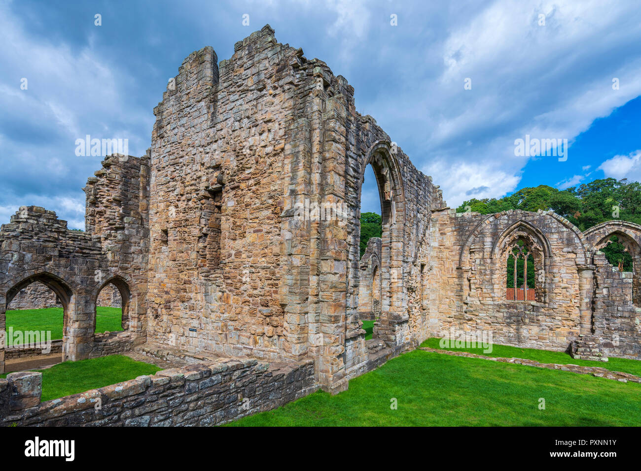 Finchale Priory, Durham, England, Vereinigtes Königreich, Europa Stockfoto