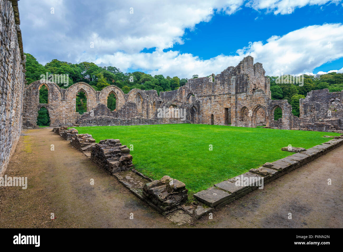 Finchale Priory, Durham, England, Vereinigtes Königreich, Europa Stockfoto