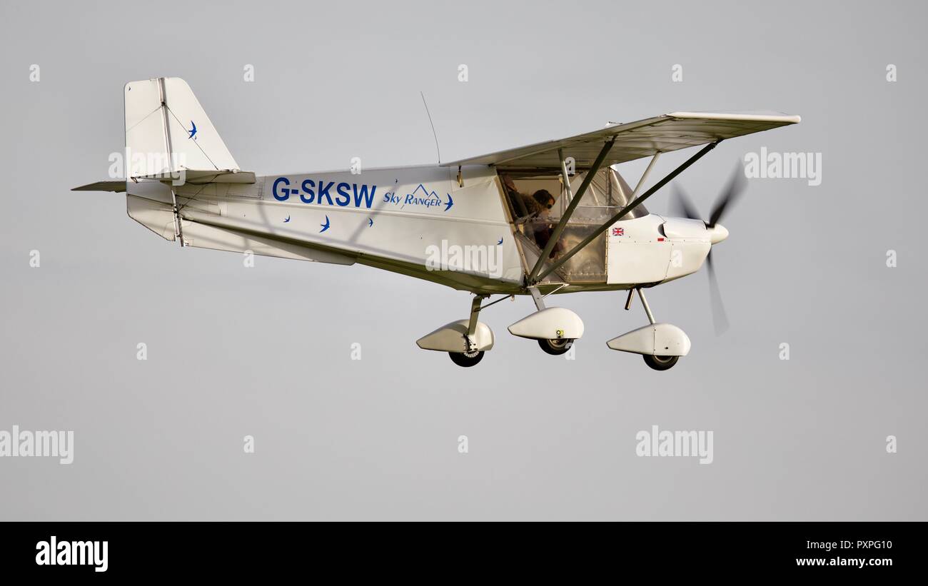 Skyranger Swift (G-SKSW) vom alten Wärter Flugplatz Stockfoto