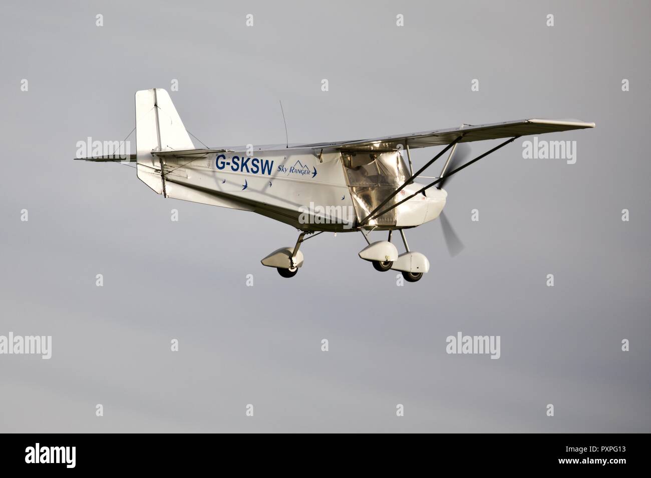 Skyranger Swift (G-SKSW) vom alten Wärter Flugplatz Stockfoto