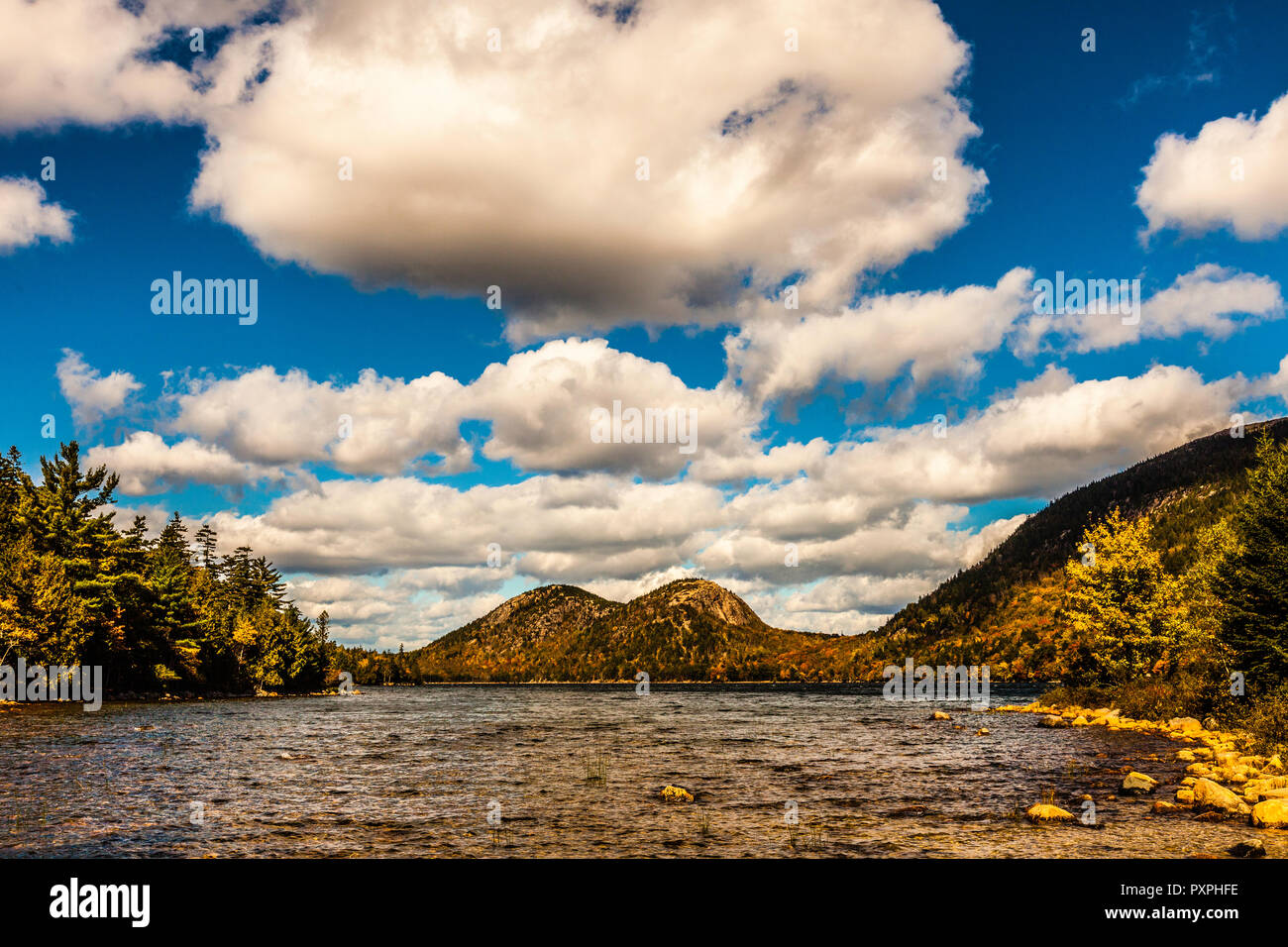 Jordan Teich Acadia National Park Mount Desert Island, Maine, USA Stockfoto