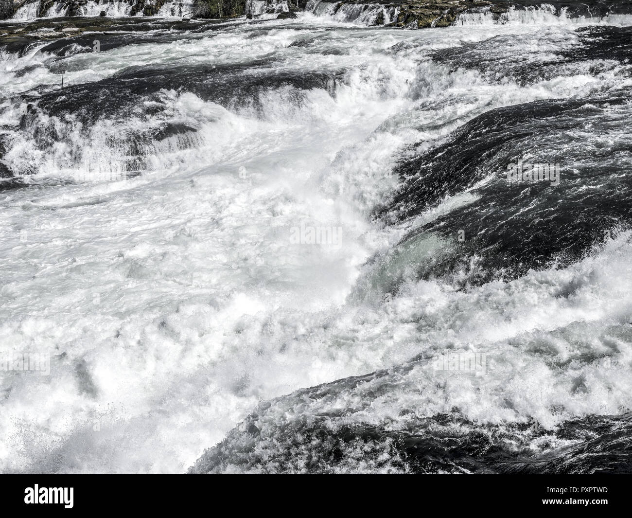 Rheinfall bei Schaffhausen, Schweiz Stockfoto