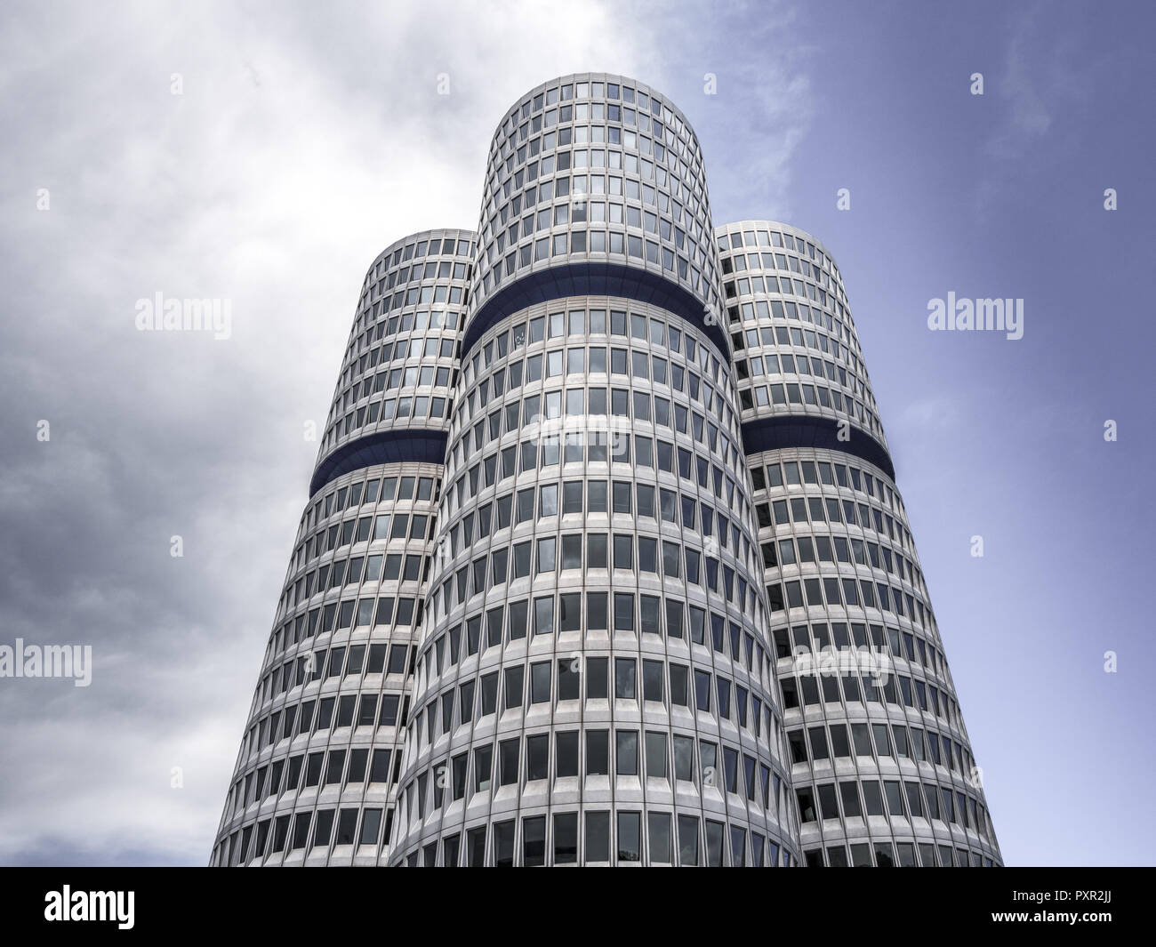 BMW-Zentrale, München, Bayern, Deutschland, Europa Stockfoto