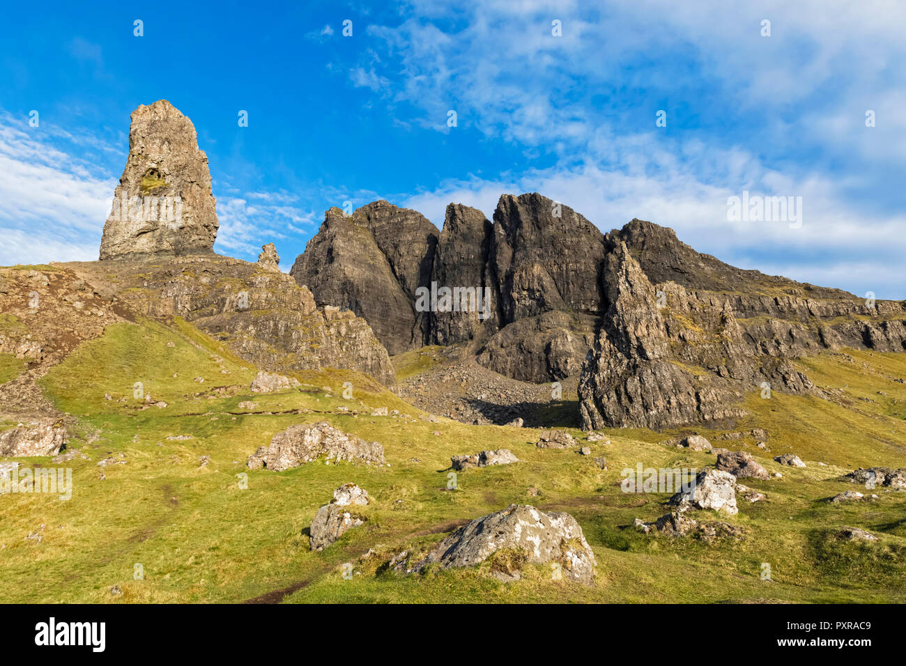 Großbritannien, Schottland, Innere Hebriden, Isle of Skye, Trotternish, die Storr Stockfoto