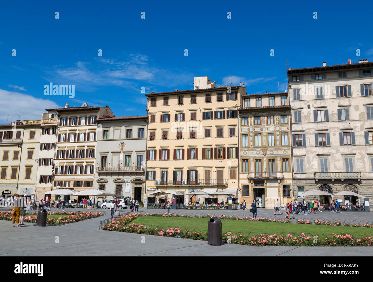 Italien, Toskana, Florenz, Stadtzentrum im Sommer Stockfoto