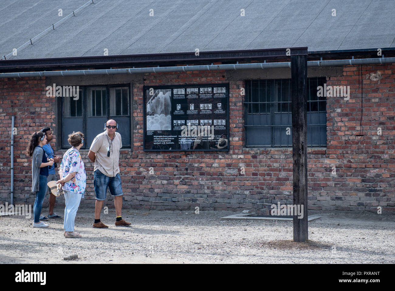 National Museum Auschwitz-Birkenau, Auschwitz, Kleinpolen, Polen. Stockfoto