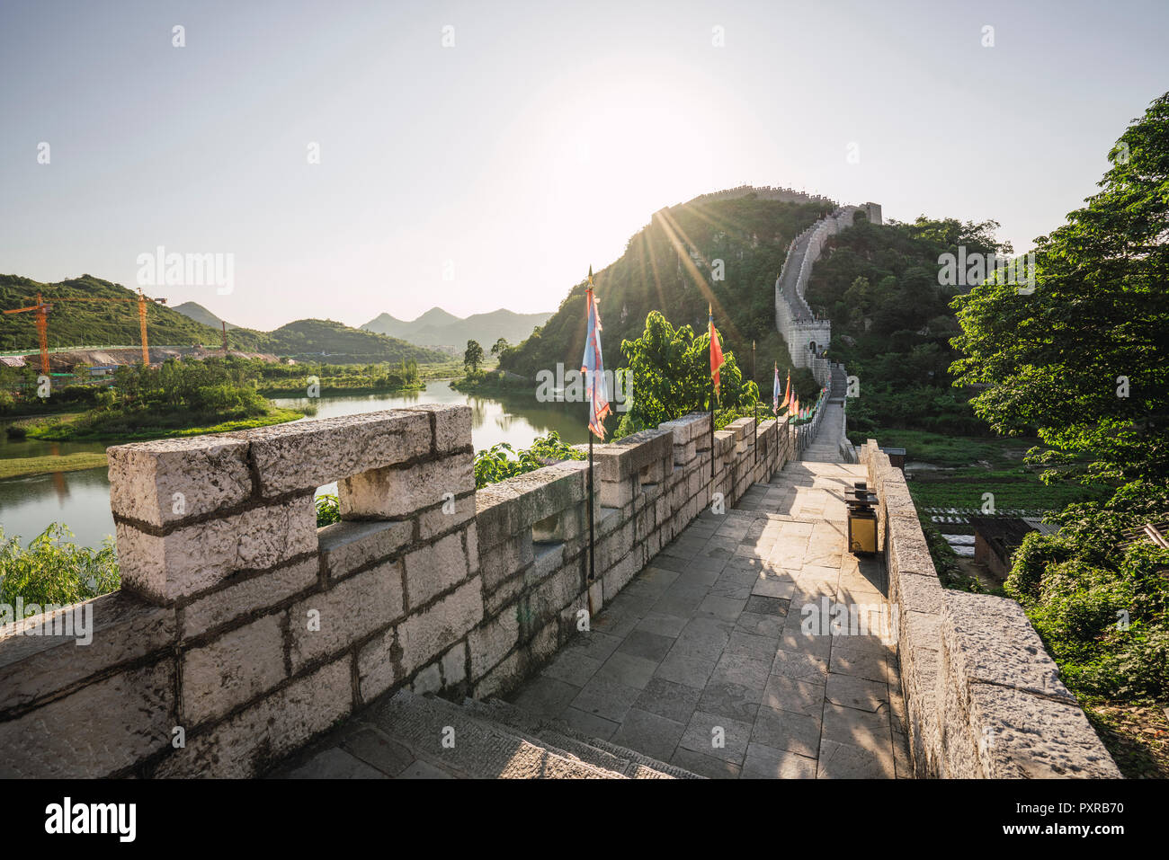 China, Qinyang, Altstadt, Stadtmauer Stockfoto