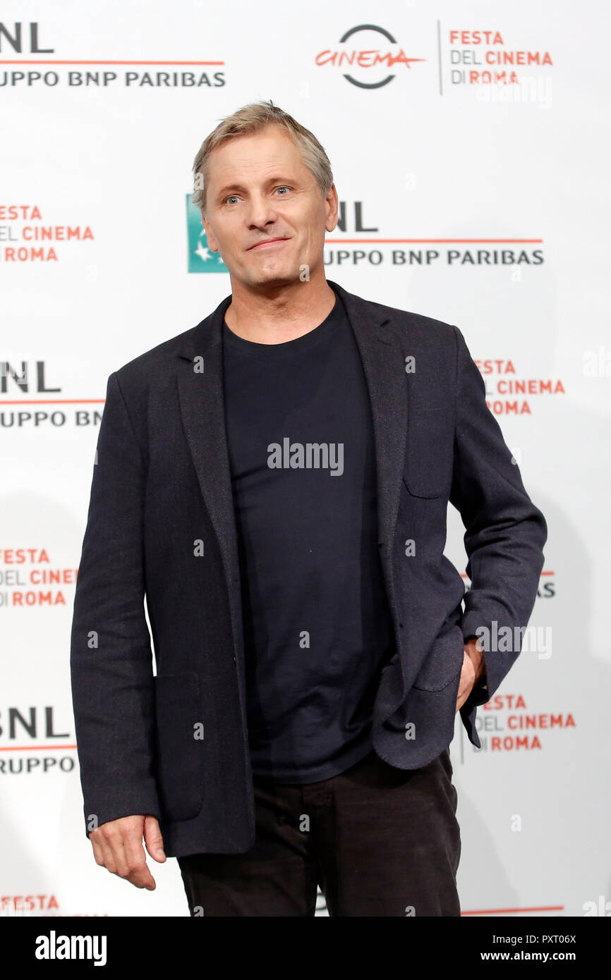 Rom, Italien. 24. Okt 2018. Rom, Italien. 24. Okt 2018. Viggo Mortensen Rom, 24. Oktober 2018. Rom Film Fest 2018 Foto Samantha Zucchi Insidefoto Credit: insidefoto Srl/Alamy Live News Credit: insidefoto Srl/Alamy leben Nachrichten Stockfoto