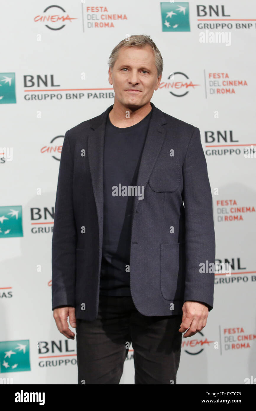 Rom, Italien. 24. Okt 2018. Rom, Italien. 24. Okt 2018. Viggo Mortensen Rom, 24. Oktober 2018. Rom Film Fest 2018 Foto Samantha Zucchi Insidefoto Credit: insidefoto Srl/Alamy Live News Credit: insidefoto Srl/Alamy leben Nachrichten Stockfoto