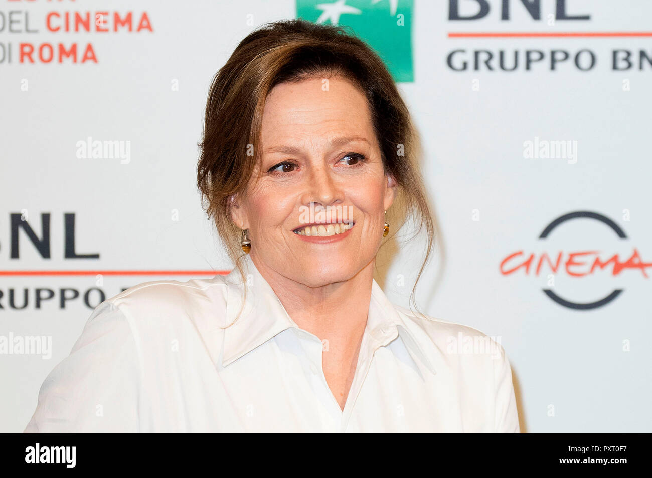 Rom, Italien. 24. Oktober, 2018. Rom, Italien. 24. Okt 2018. Sigourney Weaver besucht einen Fotoauftrag während des 13 Rom Film Fest im Auditorium Parco della Musica am 24. Oktober in Rom, Italien 2018. Credit: Geisler-Fotopress GmbH/Alamy leben Nachrichten Stockfoto