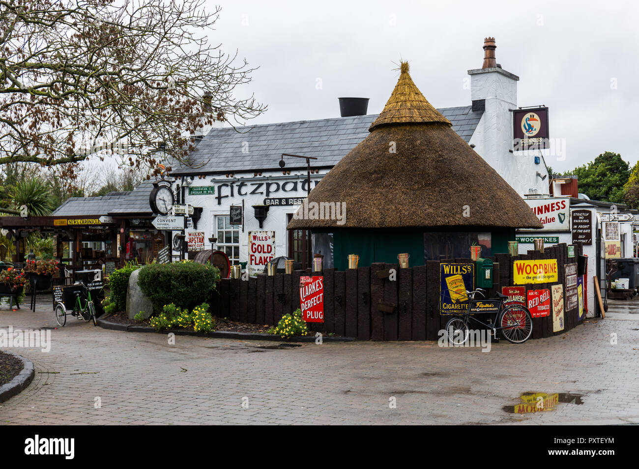 Fitzpatrick's Pub und Restaurant, ein irischer Pub außen, in der Nähe von Dundalk, County Louth, Irland. Stockfoto