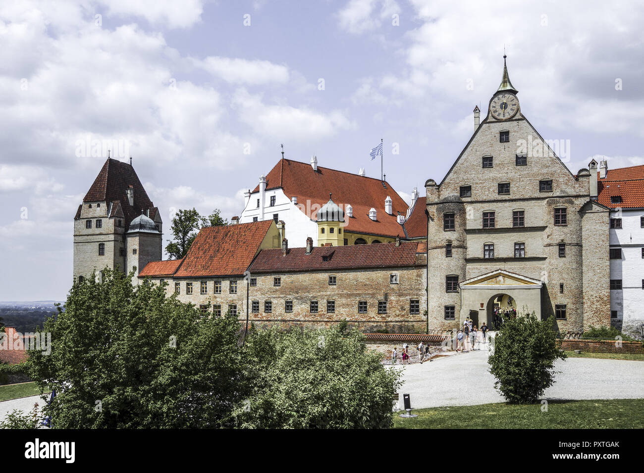 Burg Trausnitz Landshut Niederbayern Bayern Deutschland