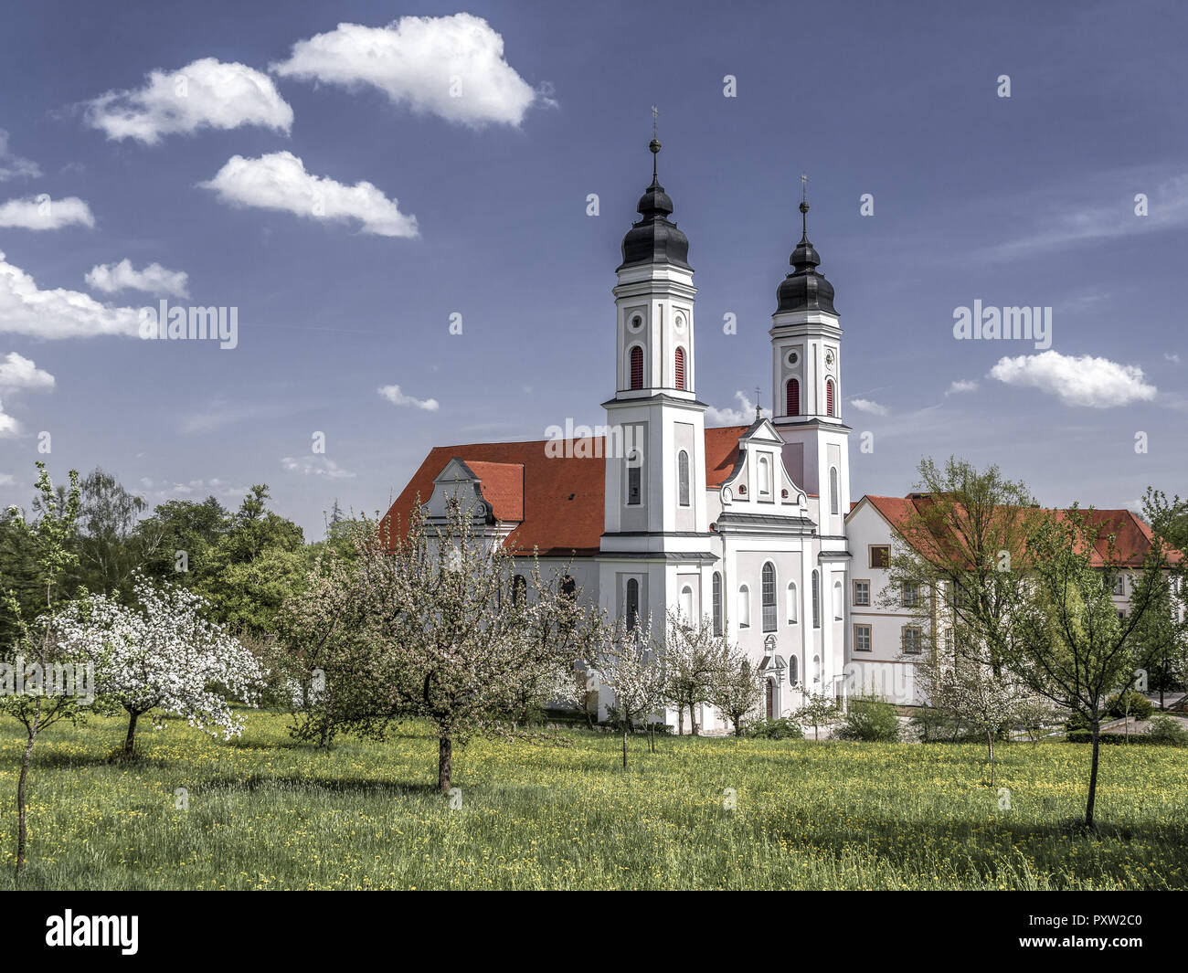 Kloster Irsee, Bayern, Deutschland Stockfoto