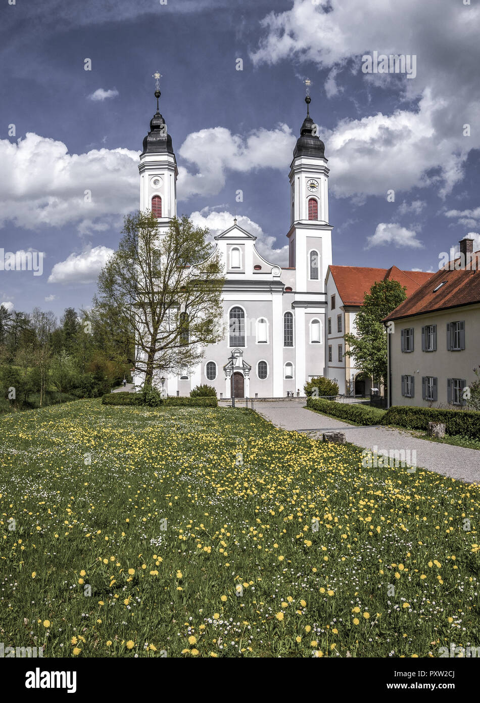 Kloster Irsee, Bayern, Deutschland Stockfoto