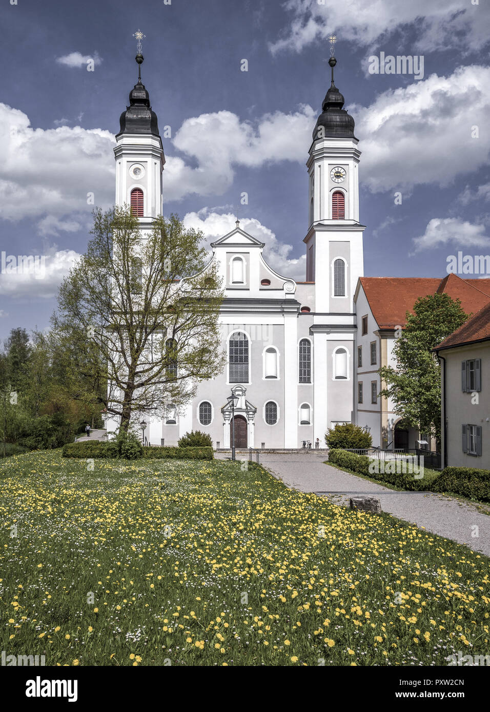 Kloster Irsee, Bayern, Deutschland Stockfoto