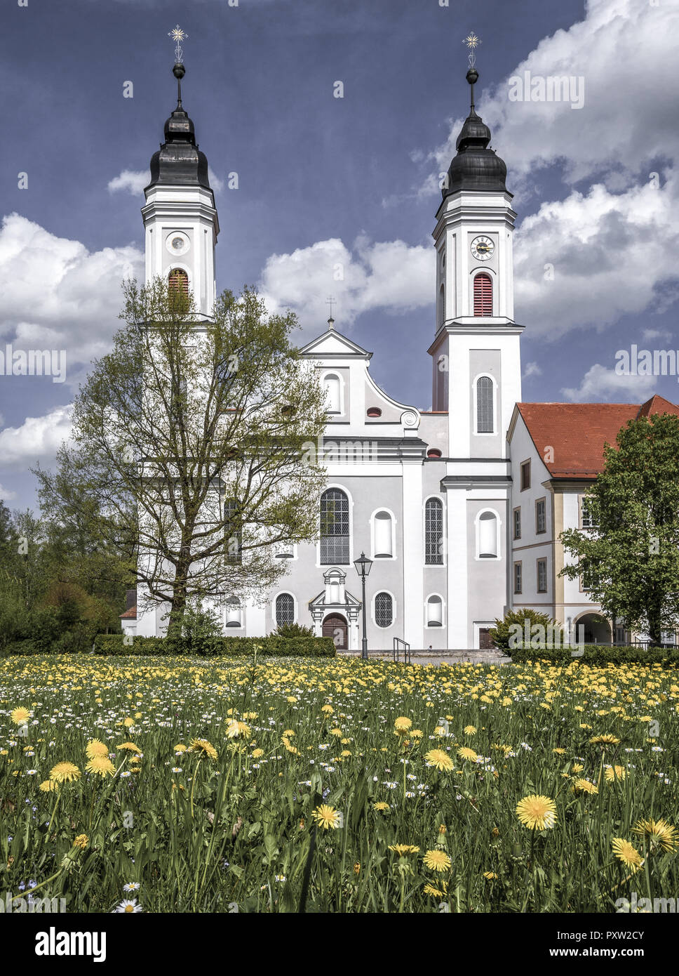 Kloster Irsee, Bayern, Deutschland Stockfoto