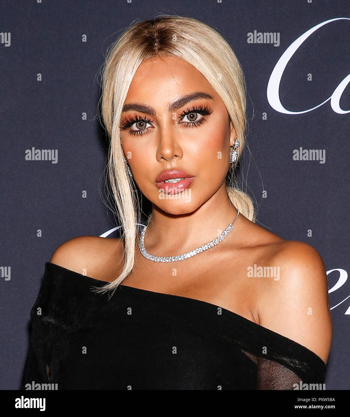 New York, NY-September 06, 2018: Fatima Almomen 2018 Cartier kostbare Garage Party im Maison Cartier nimmt auf der 5th Ave. Stockfoto