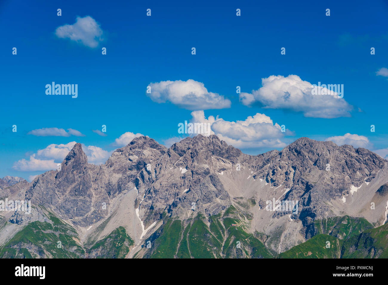 Deutschland, Bayern, Allgäu, Allgäuer Alpen, Panoramablick ...