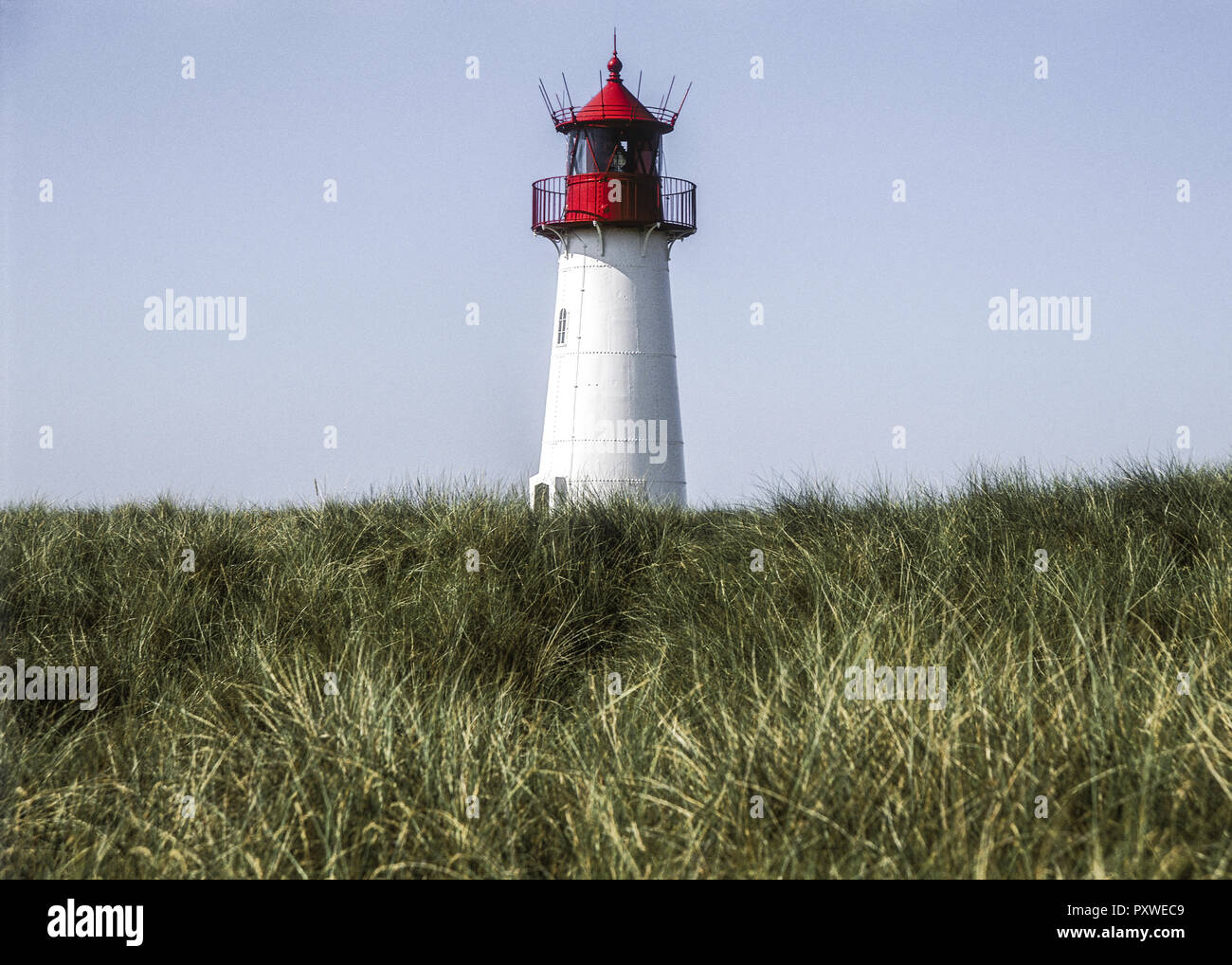 Leuchtturm Bei Liste, Insel Sylt, Deutschland Stockfoto