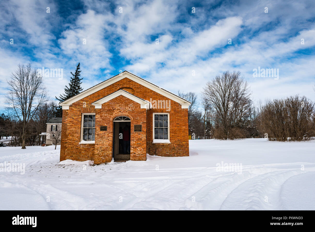 Gerrit Smith Anwesen, in Peterboro, New York, war das Haus von Gerrit Smith, 19. Jahrhundert, Sozialreformer, Wahrheit, und Präsidentschaftskandidaten, und Stockfoto