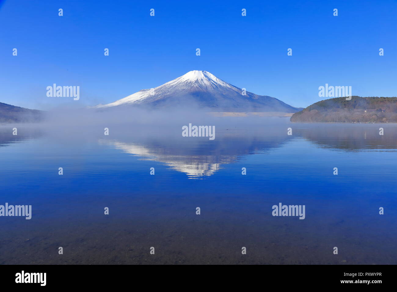 Mount Fuji von Yamanashi Präfektur, Japan Stockfoto