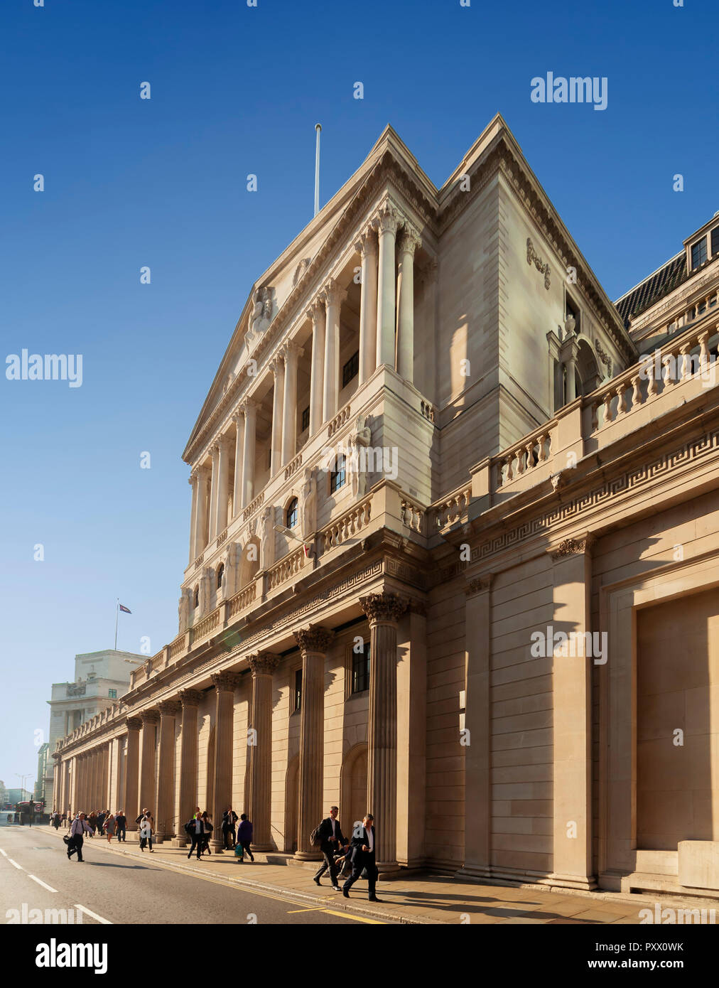 Die Bank of England. Stockfoto