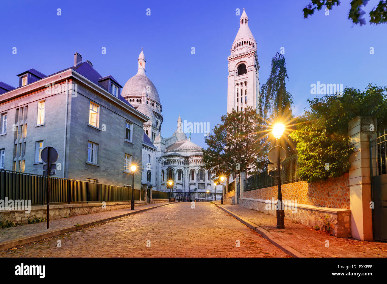 Montmartre in Paris, Frankreich Stockfoto