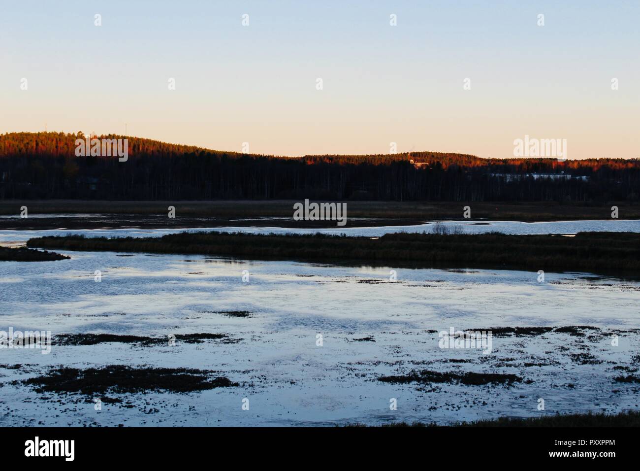 Schöne Landschaft. Stockfoto