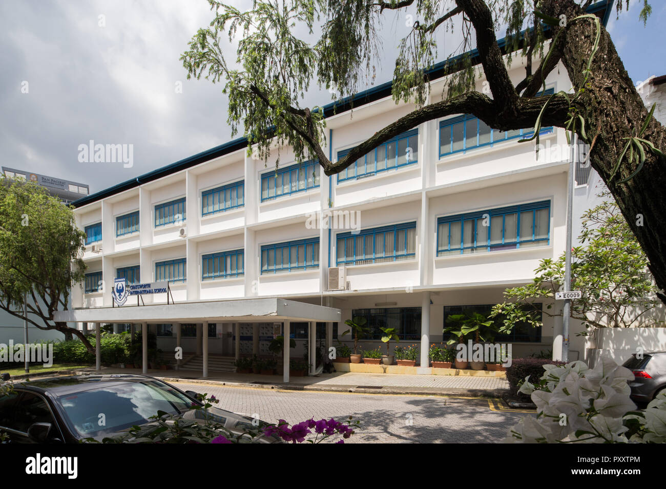 Chatsworth International School in Emerald Hill in der Nähe der Orchard Road, Singapur Stockfoto