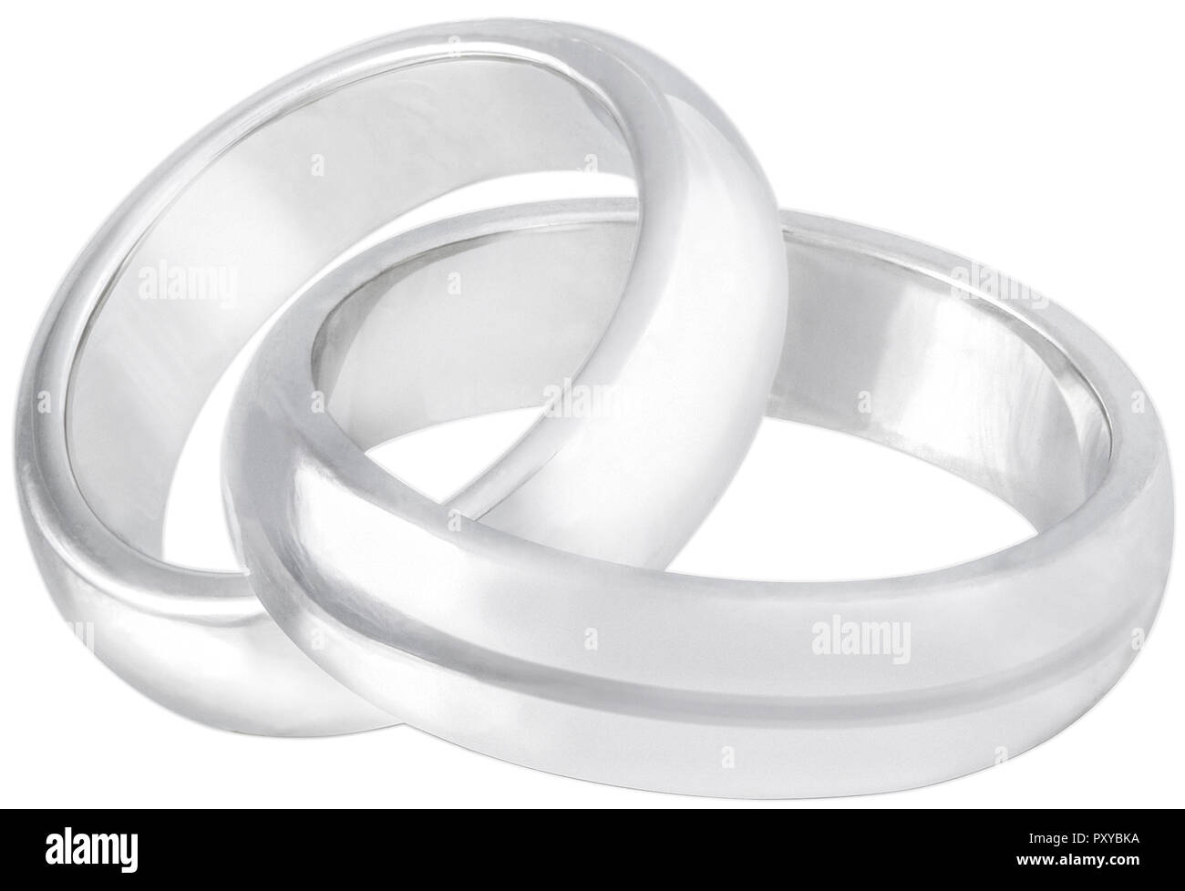 Silbernen schon Stockfoto