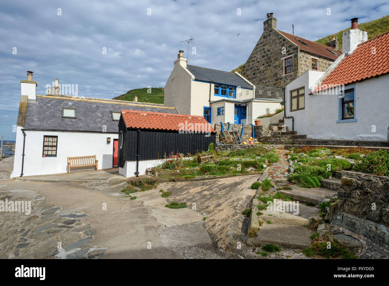 Crovie, Aberdeenshire, Schottland Stockfoto