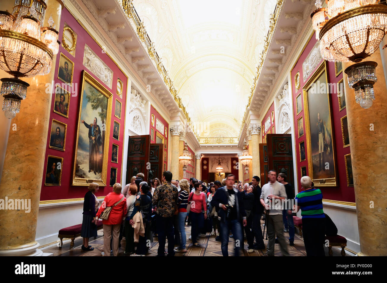 Die Eremitage. Sankt Petersburg, nordwestlich, Russland. Stockfoto