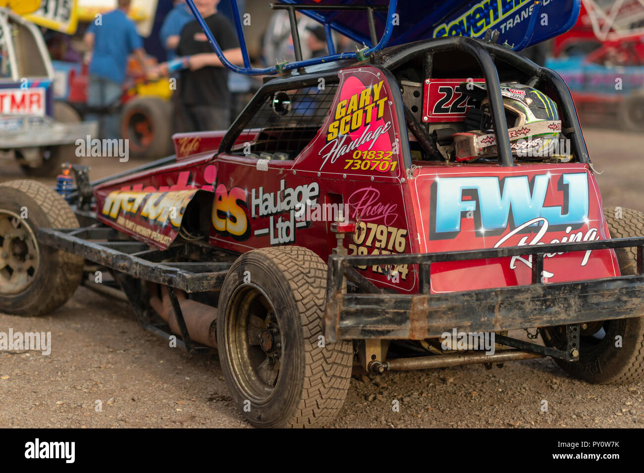 Brisca F1 Stock Cars nationalen Shoot Out Runde 6 am Adrian Flux Arena ...