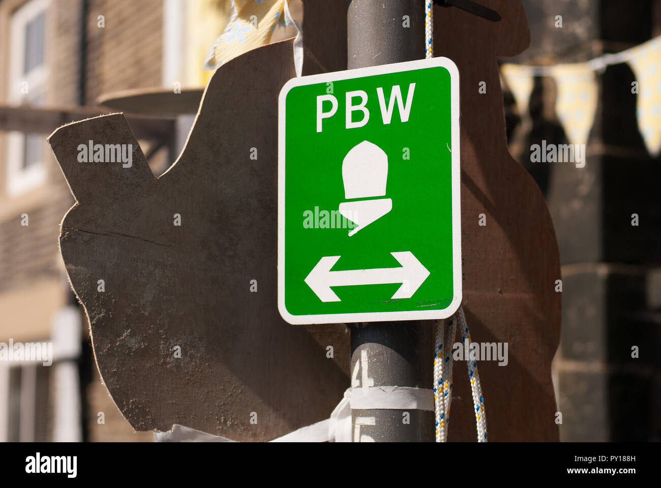 Pennine Bridalway National Trail Stockfoto